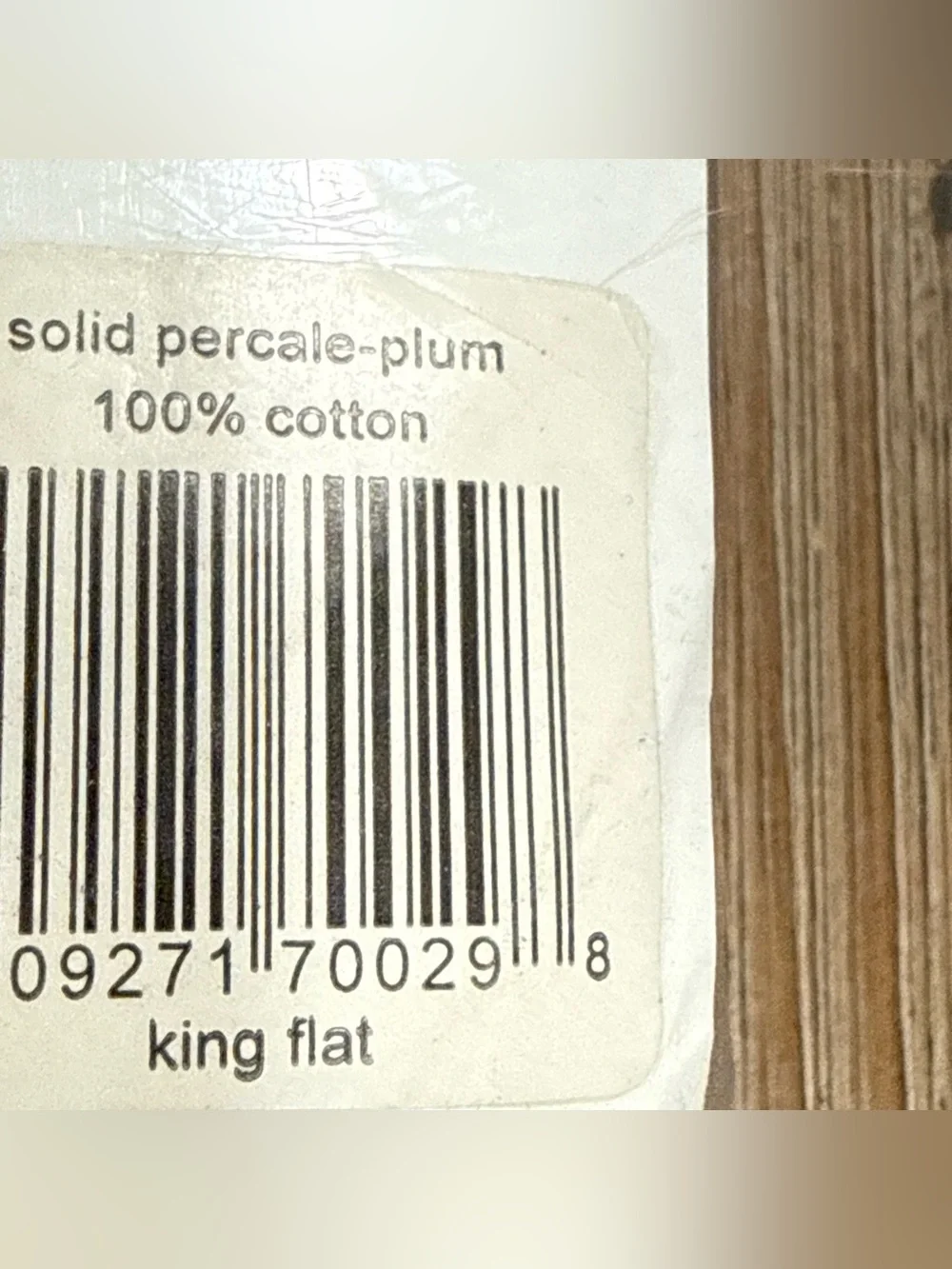 Vintage Calvin Klein Home The Khaki Collection King Flat Sheet Plum Purple Y2K